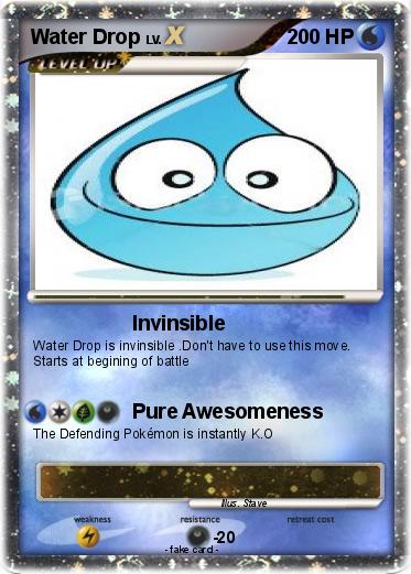 Pokemon Water Drop