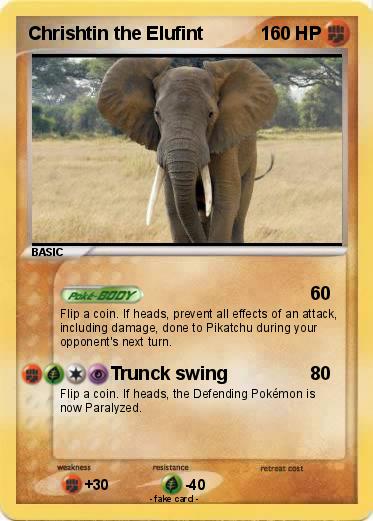 Pokemon Chrishtin the Elufint