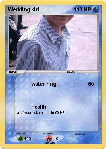 Pokemon Wedding kid