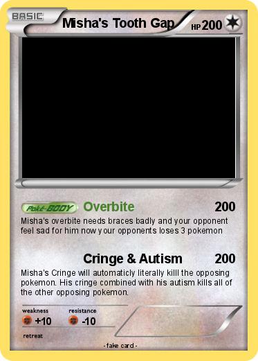 Pokemon Misha's Tooth Gap