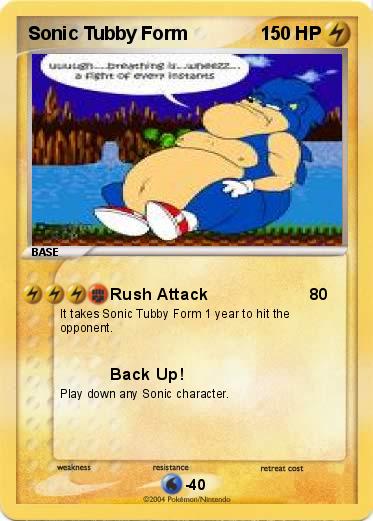 Pokemon Sonic Tubby Form