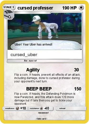 Pokemon cursed professer