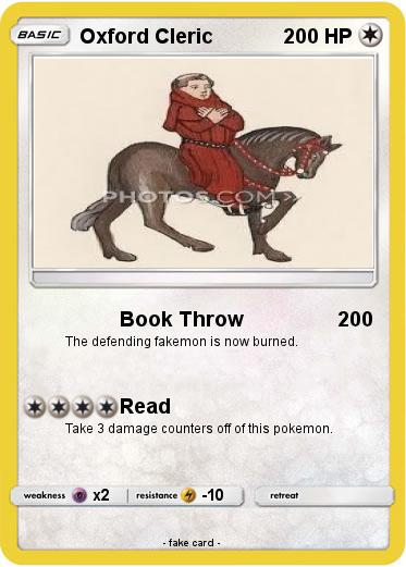 Pokemon Oxford Cleric