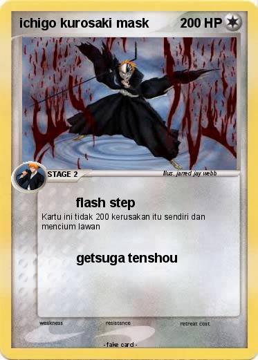 Pokemon ichigo kurosaki mask
