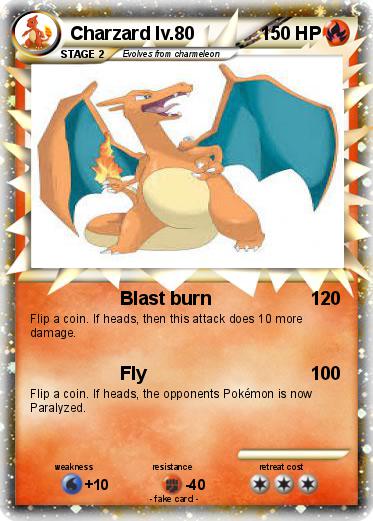 Pokemon Charzard lv.80
