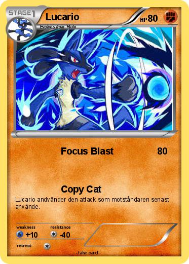 Pokemon Lucario