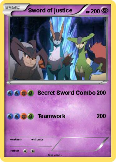 Pokemon Sword of justice