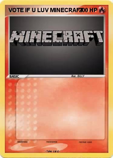 Pokemon VOTE IF U LUV MINECRAFT