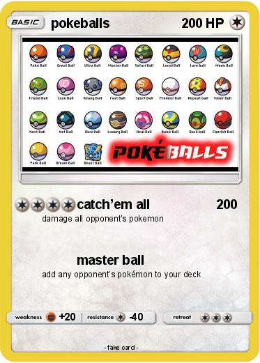 Pokemon pokeballs