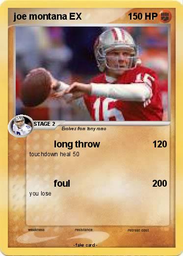 Pokemon joe montana EX