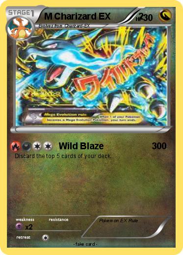 Pokemon M Charizard EX           2