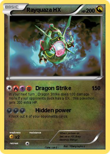Pokemon Rayquaza HX