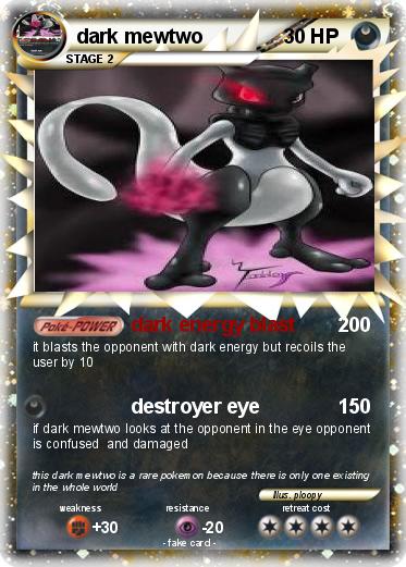 Pokemon dark mewtwo
