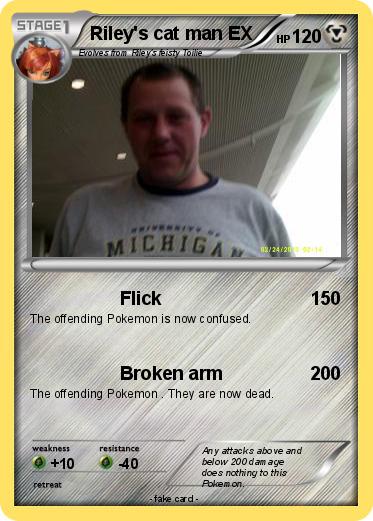Pokemon Riley's cat man EX