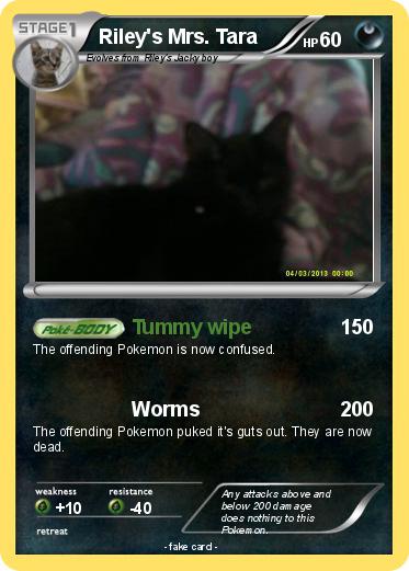 Pokemon Riley's Mrs. Tara