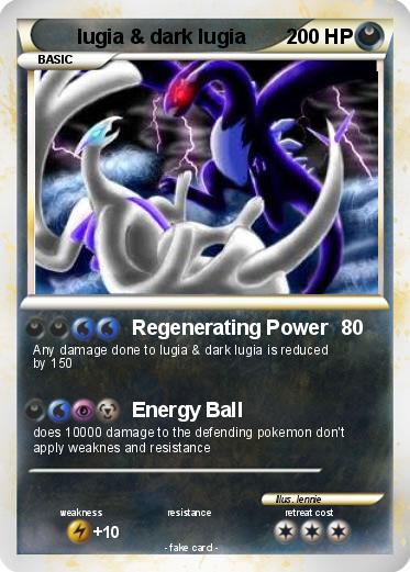 Pokemon lugia & dark lugia