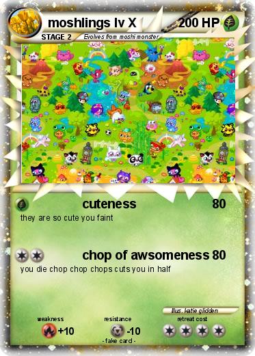 Pokemon moshlings lv X