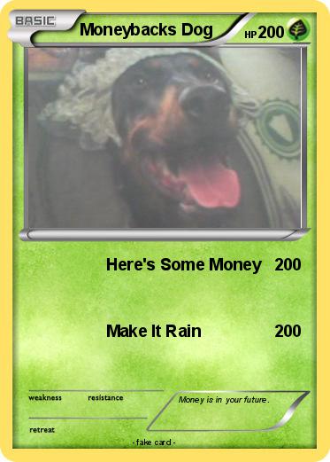 Pokemon Moneybacks Dog