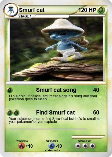 Pokemon Smurf cat