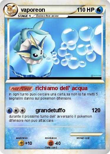 Pokemon vaporeon
