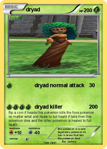 Pokemon dryad