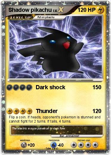Pokemon Shadow pikachu