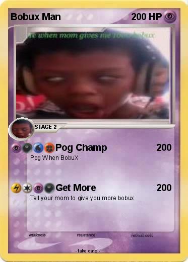 Pokemon Bobux Man