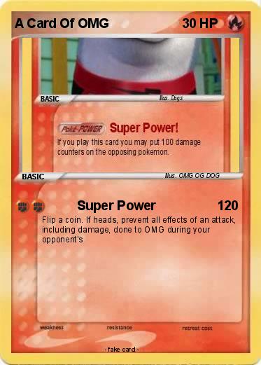 Pokemon A Card Of OMG