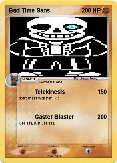 Pokemon Bad Time Sans