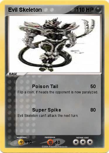 Pokemon Evil Skeleton