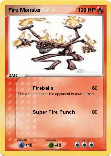 Pokemon Fire Monster