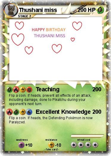 Pokemon Thushani miss