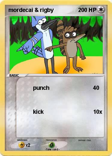 Pokemon mordecai & rigby