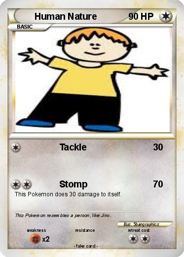 Pokemon Human Nature