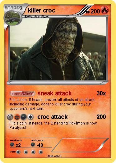 Pokemon killer croc