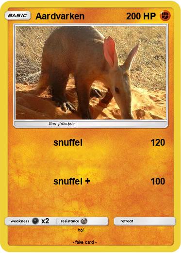 Pokemon Aardvarken