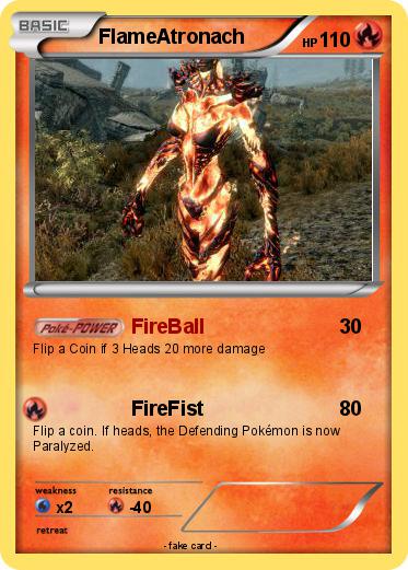 Pokemon FlameAtronach