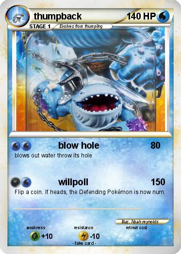 Pokemon thumpback