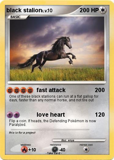 Pokemon black stalion