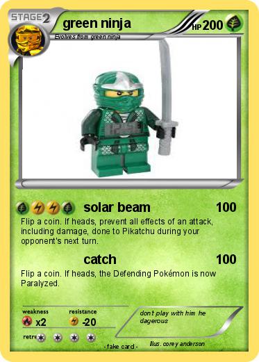 Pokemon green ninja