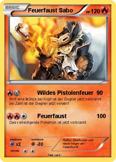 Pokemon Feuerfaust Sabo