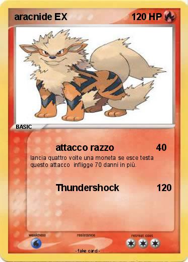 Pokemon aracnide EX