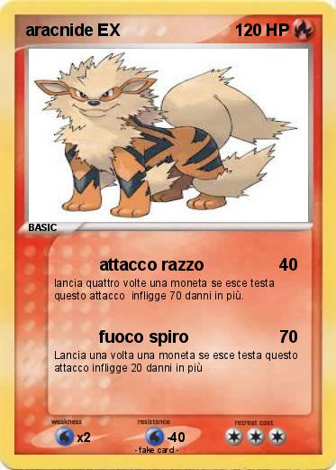 Pokemon aracnide EX