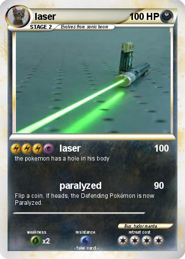 Pokemon laser