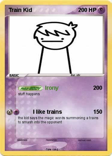 Pokemon Train Kid