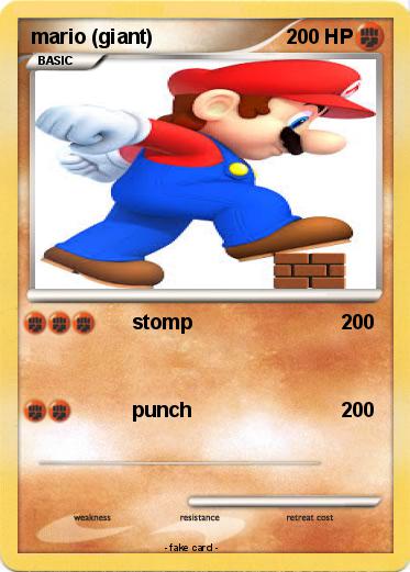 Pokemon mario (giant)