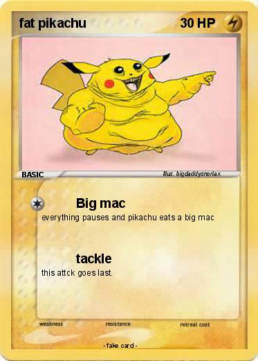 Pokemon fat pikachu