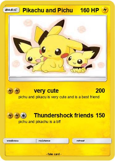 Pokemon Pikachu and Pichu