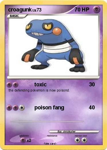 Pokemon croagunk
