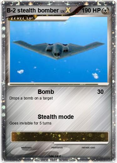 Pokemon B-2 stealth bomber